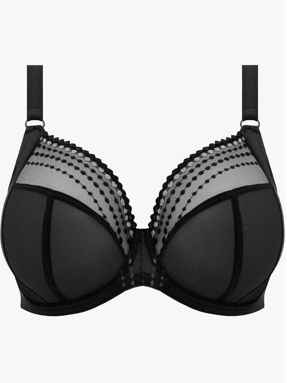 Elomi Matilda Mesh Underwire Plunge Bra 38HH